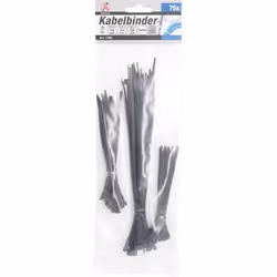 Kraftmann 1789 cable tie Ladder cable tie Nylon Black 75 pc(s) - Additional view 4