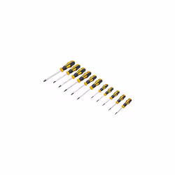 Kraftmann 7845 | Screwdriver Set | T-Star tamperproof (for Torx) T6 - T40 | 11 pcs.