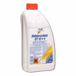 Antifreeze; CARTECHNIC; G12++ red 1,5 Concentrate Free of nitrite, Phosphate free, Amine free, Borate free
