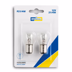 Light Bulbs; CARTECHNIC; P21/4W 12 21/4 Bulb Technology; for VOLKSWAGEN, MERCEDES-BENZ, SKODA, VAUXHALL, FORD