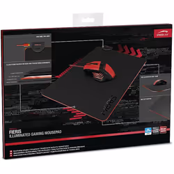 SPEEDLINK FIERIS Gaming mouse pad Black, Red