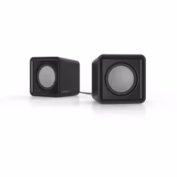 SPEEDLINK TWOXO, 1-way, 2.0 channels, Wired, 5 W, 50 - 20000 Hz, Black