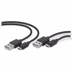 SPEEDLINK SL-450104-BK, 3 m, USB A, Micro-USB A, Black