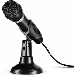 SPEEDLINK CAPO, PC microphone, Wired, USB, Black, 2 m, USB