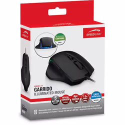 SPEEDLINK GARRIDO mouse Office Right-hand USB Type-A Optical 2400 DPI