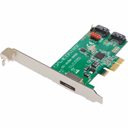 Dawicontrol DC-610e, Serial ATA, Serial ATA II, Serial ATA III, PCI Express, 0, 1, JBOD, 0.6 Gbit/s