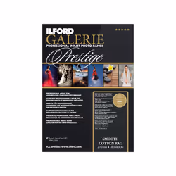 Ilford Galerie Prestige Smooth Cotton Rag Inkjet Photo Paper Sheets 310GSM