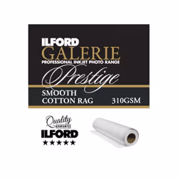 111.8cm x 15m) Ilford Galerie Prestige Smooth Cotton Rag Photo Paper Rolls 310GSM - (44"