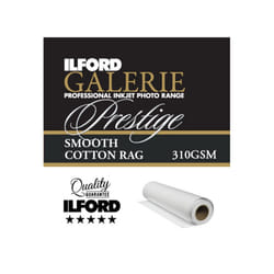 152.4cm x 15m) Ilford Galerie Prestige Smooth Cotton Rag Photo Paper Rolls 310GSM - (60â