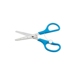 children scissors 13 cm steel blue/silver