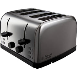 18790 Futura 4-Slice Toaster, 1500 W, Stainless Steel Silver, Four Slice - Four Slice, Single