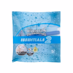 Wilkinson Sword Essentials 2 Men's Blue Disposable Razor 5's