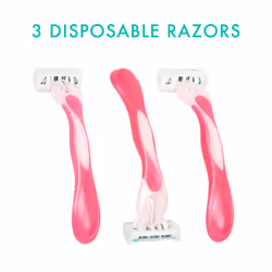 - Quattro For Women | Sensitive | 3 x Disposable Razors