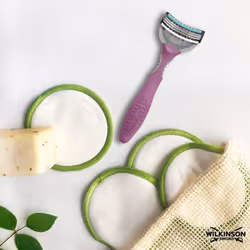 Wilkinson Sword - Xtreme 3 Beauty Eco Green X 4 - Reusable & Recyclable Women's Razor - 70 Gr - Additional view 4