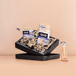 - Barber's Style for Men | The Premium Collection | Hydro 5 Shave Razor | 5 Refill Blades | Razor Holder