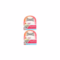 2 x Wilkinson Sword Quattro for Women Razor Blades - 2 Packs of 3 Blades