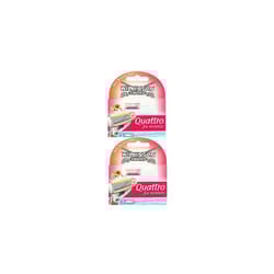 2 x Wilkinson Sword Quattro for Women Razor Blades - 2 Packs of 3 Blades