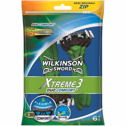 Wilkinson Sword Xtreme 3 Duo Comfort Men's Disposable Razors Pack of 6