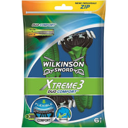 Wilkinson Sword Xtreme 3 Duo Comfort Men's Disposable Razors Pack of 6