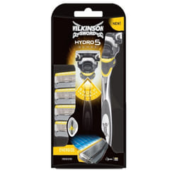 WILKINSON SWORD HYDRO 5 SENSE ENERGIZE MEN'S RAZOR WITH BLADES VALUE PACK