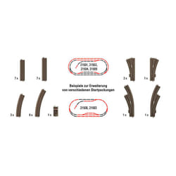Trix Large Track Extension Set