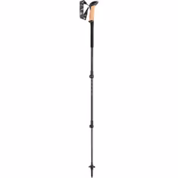 LEKI Black Series Carbon, Unisex, Telescopic, Hiking, Trekking, I-type grip, Aluminum (HTS 6.5), Carbon (PRC 1000), 235 g