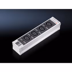 Rittal DK 7856.220, Indoor, C13 coupler, Black, White, Aluminium, Plastic, 4 AC outlet(s), 250 mm