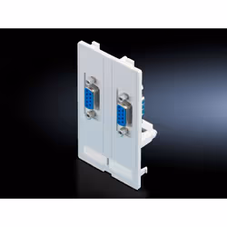 Rittal 2482.500, 2 x VGA, Grey, Metal, Plastic, 60 g