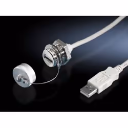 Rittal 2482.210, 0.5 m, USB A, USB A, Male/Female