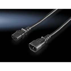 Rittal DK 7856.014 Black 0.5 m C13 coupler C14 coupler