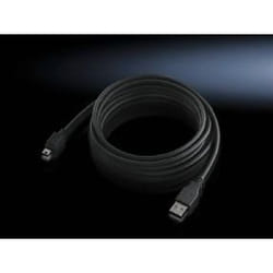 Rittal DK 7030.080 USB cable USB 2.0 3 m USB A Mini-USB A Black