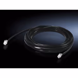 Rittal DK 7030.093, 2 m, U/UTP (UTP), RJ-45, RJ-45, Black