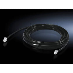 Rittal DK 7030.093 networking cable Black 2 m U/UTP (UTP)