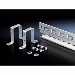 Rittal 2388.125, Rack rail kit, Grey, Aluminium, 1153 mm, 1.02 kg, 1 pc(s)