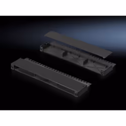 Rittal DK 7030.087, Cable management panel, Black, Plastic, 1 pc(s)