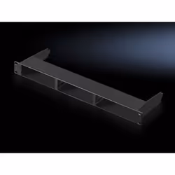 Rittal 7030088, Mounting bar, Black, Plastic, 1U, 48.3 cm (19"), 482.6 mm
