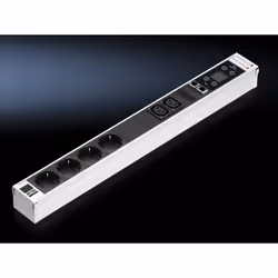 Rittal DK 7859.430, Indoor, Black, White, 6 AC outlet(s), 53 mm, 45 mm, 1.01 kg