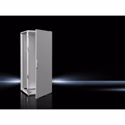 Rittal VX 8645.000, Freestanding rack, Key lock, Grey
