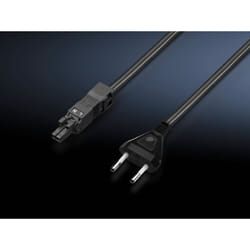 Rittal 7859.010 power cable Black 2 m CEE7/16
