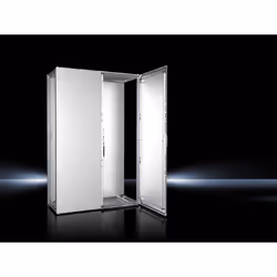 Rittal VX 8453.000, Freestanding rack, Key lock, Grey