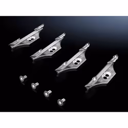 Rittal 8618.110, Mounting kit, Silver, Zinc, 4 pc(s), 220 g