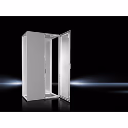 Rittal VX 9666.926, Freestanding rack, Key lock, Grey