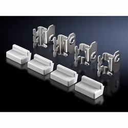 Rittal SZ 2433.010, Mounting bracket, Light grey, Stainless steel, Stainless steel, 400 g, 4 pc(s), 420 g