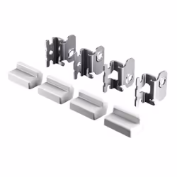 Rittal AX 2508.020, Mounting kit, Stainless steel, White, 4 pc(s)
