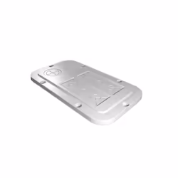 Rittal AX 2561.200, Cable management panel, Light grey, Plastic, IP66, -40 - 80 °C, UL 94-V0