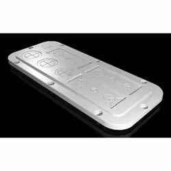 Rittal SZ 2562.200, Rack plate, Light grey, Plastic, IP66, -40 - 80 °C, 339 mm