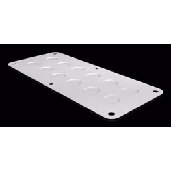 Rittal SZ 1581.200, Rack plate, Light grey, Steel, IP55, 220 mm, 90 mm