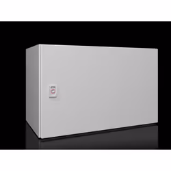 Rittal 7641.350, Wall mounted rack, 7U, Key lock, Grey