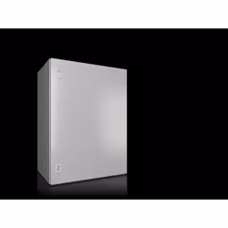 Rittal 7646.400, Wall mounted rack, 15U, Key lock, Grey