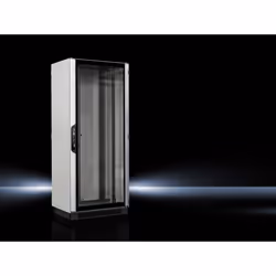 Rittal 5303.154, Freestanding rack, 24U, 815 kg, Key lock, Black, Grey